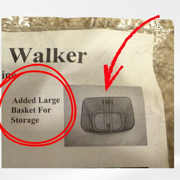 Medline Large Wire Storage Basket Black Mesh NEW w/ Hardware - Picture 10 of 17